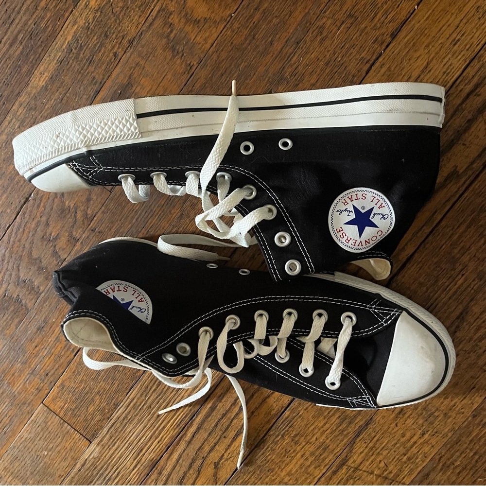 Converse All Star Hi Black Shoes